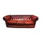 Chesterfield Sofa aus rotem Leder 1