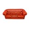 3-Seater Chesterfield Sofa in Red Leather, Image 7