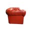 3-Seater Chesterfield Sofa in Red Leather 3