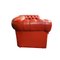 Canapé Chesterfield 3 Places en Cuir Rouge 3