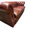 3-Seater Chesterfield Sofa in Brown Leather 6