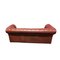 3-Seater Chesterfield Sofa in Brown Leather, Image 4