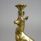 Brass Candleholder with Chamois, 1890s 4