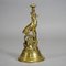 Brass Candleholder with Chamois, 1890s 3