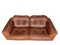 DS-101 Cognac Leather Sofas, Armchair and Ottoman from De Sede, 1970s, Set of 4 4