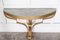 Gilt Iron Console Tables, Set of 2 3