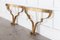 Gilt Iron Console Tables, Set of 2 2