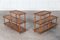 Mid-Century French Faux Bamboo Beech & Rattan Etageres, 1950s, Set of 2 15