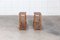 Mid-Century French Faux Bamboo Beech & Rattan Etageres, 1950s, Set of 2 12