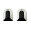 Italian Tesi Wall Sconces in Black Metal and Glass by Roberto Fiorato for Prisma, 1980s, Set of 2, Image 10