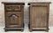 20th Spanish Nightstands with Drawer & Bronze Details, 1920, Set of 2, Image 7