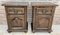 20th Spanish Nightstands with Drawer & Bronze Details, 1920, Set of 2, Image 5