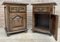 20th Spanish Nightstands with Drawer & Bronze Details, 1920, Set of 2 4