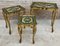 Italian Florentine Neoclassical Nesting Tables in Giltwood, 1960s, Set of 3, Image 10