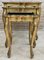 Italian Florentine Neoclassical Nesting Tables in Giltwood, 1960s, Set of 3 7