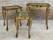 Italian Florentine Neoclassical Nesting Tables in Giltwood, 1960s, Set of 3 1