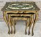 Italian Florentine Neoclassical Nesting Tables in Giltwood, 1960s, Set of 3 11