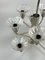 Mid-Century Space Age Chandelier in Metal & Glass, 1970s 8