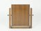 Italienischer Tischspiegel aus Holz & Messing, 1960er 7