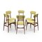 Upholstered Wooden Chairs, 1960s , Set of 6 5
