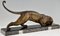 Demetre Chiparus, Art Deco Panther, 1930, Metal on Marble 4