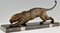 Demetre Chiparus, Art Deco Panther, 1930, Metal on Marble 7