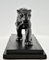 Alexandre Ouline, Art Deco Panther, 1930er, Metall 10