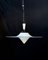 Lámpara de araña Disco de cristal de Murano atribuida a I3, años 70, Imagen 4