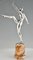 J.P. Morante, Art Deco Nude Dancer, 1930, Silver-Plated Bronze 6