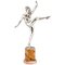 JP Morante, Danseuse Art Déco, 1930, Bronze Plaqué Argent 1