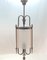 Lantern Hanging Light in Wrought Iron and Bronze, 1940s 5