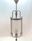 Lantern Hanging Light in Wrought Iron and Bronze, 1940s, Image 5