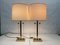 Large Hollywood Regency Table Lamps in Brass & Acrylic, 1970s, Set of 2, Image 7