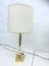 Large Hollywood Regency Table Lamps in Brass & Acrylic, 1970s, Set of 2 5