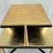 Art Deco Coffee Table in Giltwood and Black Lacquer, 1930s 9