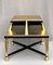 Art Deco Coffee Table in Giltwood and Black Lacquer, 1930s 11