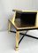 Art Deco Coffee Table in Giltwood and Black Lacquer, 1930s 12