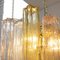 Lámpara colgante de cristal de Murano, años 90, Imagen 8