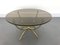 Brass & Smoked Glass Coffee Table, 1970s, Image 1