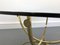 Brass & Smoked Glass Coffee Table, 1970s 16