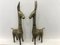 Large Brass Donkey Statues, 1950s, Set of 2 10