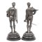 19th Century Bronze Figures by Louis Laloutte, France, Set of 2 2