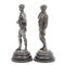 Figurines en Bronze par Louis Laloutte, France, 19ème Siècle, Set de 2 3