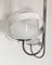Lámpara de araña italiana de acero, años 70, Imagen 5