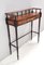 Cherrywood and Ebonized Beech Console Table with Drawer, Italy, 1950s 4