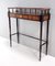 Cherrywood and Ebonized Beech Console Table with Drawer, Italy, 1950s 5