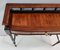 Cherrywood and Ebonized Beech Console Table with Drawer, Italy, 1950s 8
