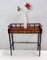Cherrywood and Ebonized Beech Console Table with Drawer, Italy, 1950s, Image 2