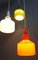 Lampe à Suspension en Verre Multicolore de Holmegaard, 1960s 13
