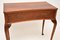 Antique Console Table in Flame Wood, 1950s 4
